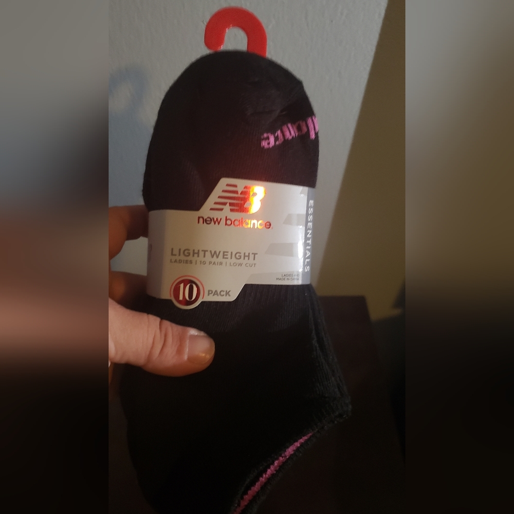 New Balance New Performance Low Cut Cushion Socks 10 Pack With Arch Support